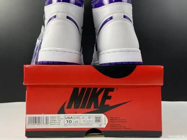 AIR HIGH COURT PURPLE JORDAN RETRO 1 CD0461-151 0413